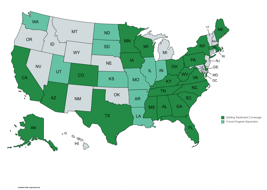 Current Treatment Map
